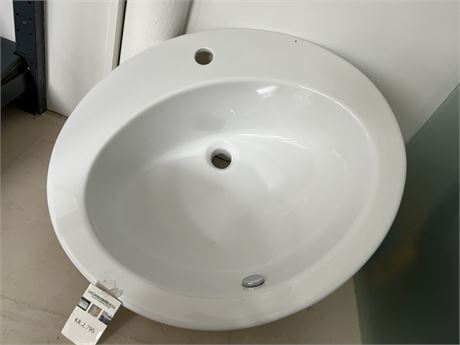 Oval håndvask