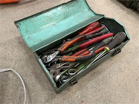 Værktøjskasse med blandet værktøj