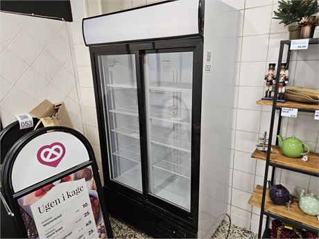 Køleskab med skydedøre, SCANDOMESTIC SD 1001-1 SL