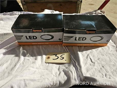 2 stk. LED Arbejdslamper - S.149215