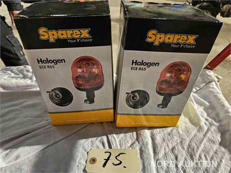 2 stk. Sparex Halogen rotationsblink