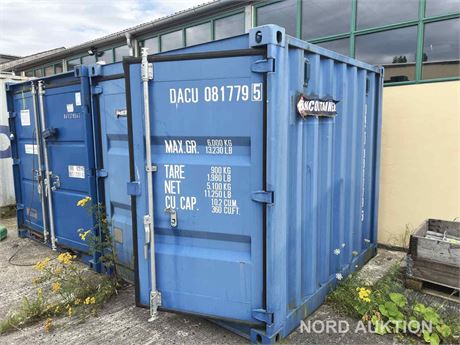 10 fods container med indhold