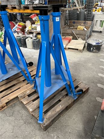 2 stk akselstand 10 tons SEFAC TBE528