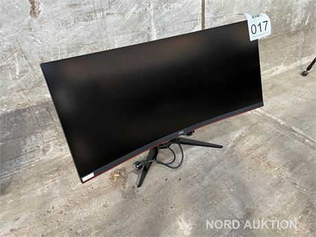 34" PC skærm curved AOC