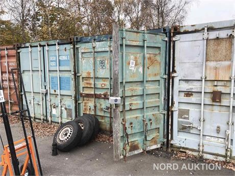 40" container uden indhold