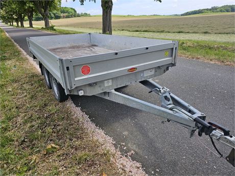 Boogietrailer, Bockmann, 2000 kg.