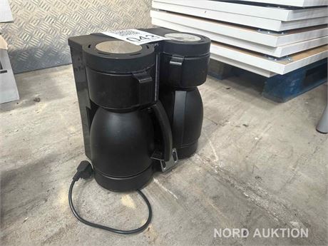 Dobbelt kaffemaskine, KRUPS, KT850