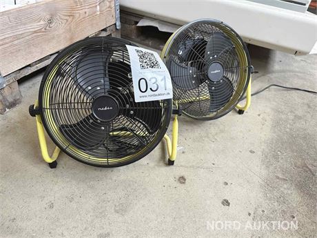 2 stk ventilatorer NEDIS