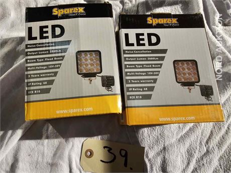 2 stk. LED-lygter