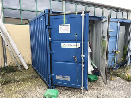 10 fods container med indhold