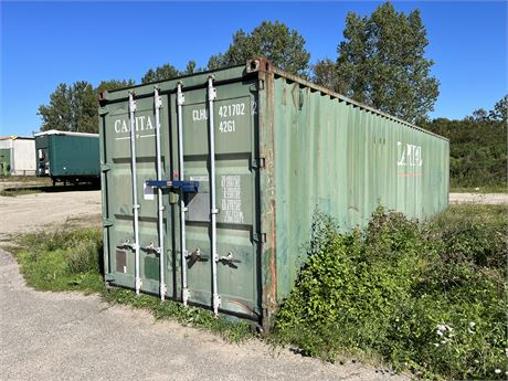 40 fods container inkl. låse