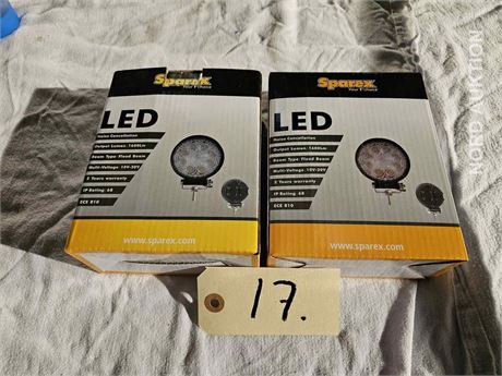 2 stk. LED-arbejdslamper