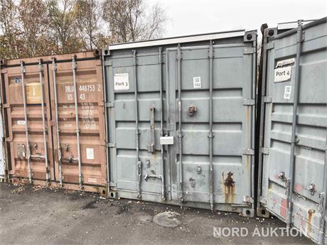 40" container uden indhold